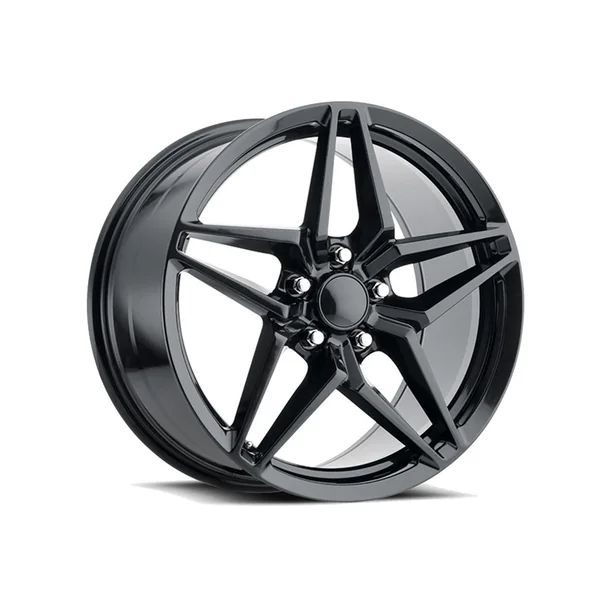 FR 29 C7 ZR1 Replica Front Wheel, Carbon Black, 18x8.52005-2019 Corvette Stingray