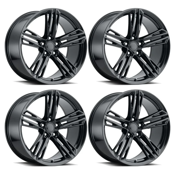 FR 35F ZL1 1LE Replica Wheel Set, Gloss Black, 20x9 & 20x102010-2024 Camaro