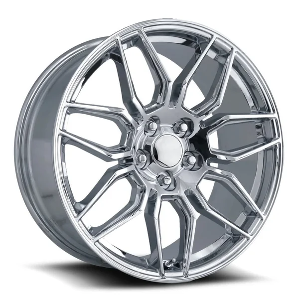 FR 401F C8 Z06 Replica Front Wheel, Chrome, 19x8.52005-2019 Corvette Stingray