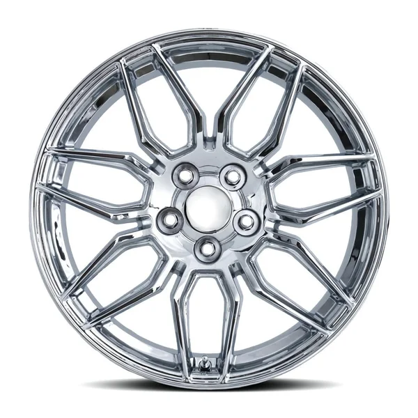 FR 401F C8 Z06 Replica Front Wheel, Chrome, 19x8.52005-2019 Corvette Stingray - Image 2