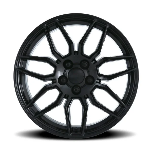 FR 401F C8 Z06 Replica Front Wheel, Gloss Black, 19x8.52005-2019 Corvette Stingray - Image 2