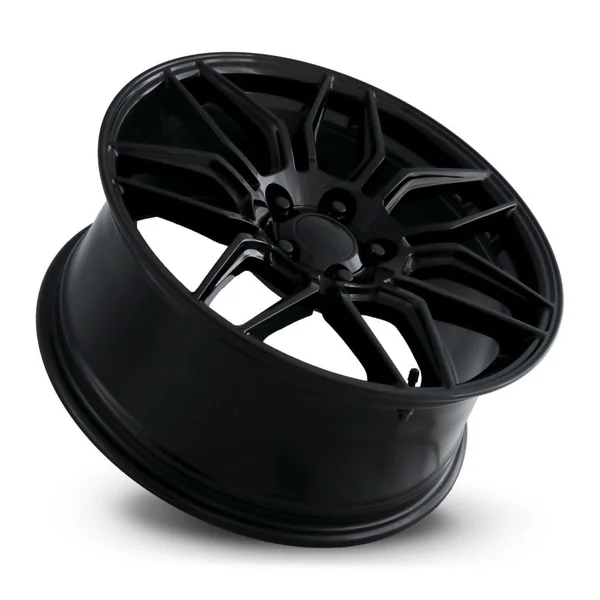 FR 401F C8 Z06 Replica Front Wheel, Gloss Black, 19x8.52020-2026 C8 Corvette Stingray - Image 3