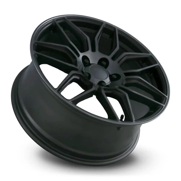 FR 401F C8 Z06 Replica Front Wheel, Titanium Machined Face w\Dark Clear Coat, 19x102006-2019 Corvette ZR1, Z06 & Grand Sport - Image 3