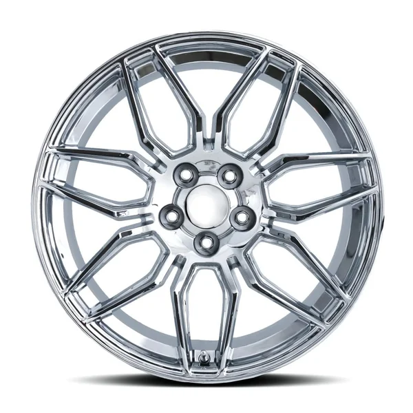 FR 401F C8 Z06 Replica Rear Wheel, Chrome, 20x122006-2019 Corvette ZR1, Z06 & Grand Sport - Image 2