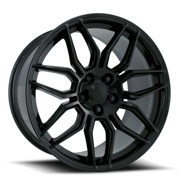 FR 401F C8 Z06 Replica Rear Wheel, Gloss Black, 19x102005-2019 Corvette Stingray