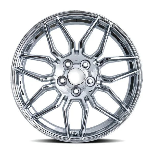 FR 401F C8 Z06 Replica Wheel Set, Chrome, 19x8.5 & 20x112020-2026 C8 Corvette Stingray - Image 3