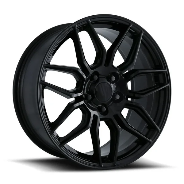 FR 401F C8 Z06 Replica Wheel Set, Gloss Black, 19x10 & 20x122015-2019 C7 Corvette Z06, Grand Sport & ZR1 - Image 2