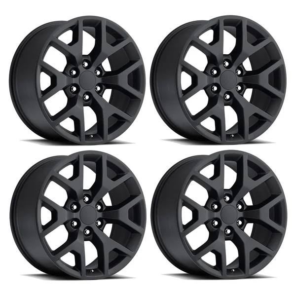 FR 44 Honeycomb Replica Wheel Set, Satin Black, 20x92014-2026 Silverado & GMC Sierra 1500
