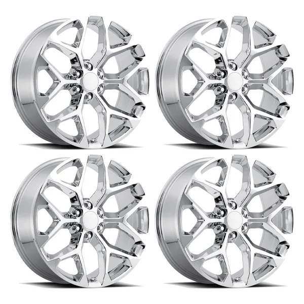FR 59 Snowflake Replica Wheel Set, Chrome, 20x92014-2026 Silverado & GMC Sierra 1500