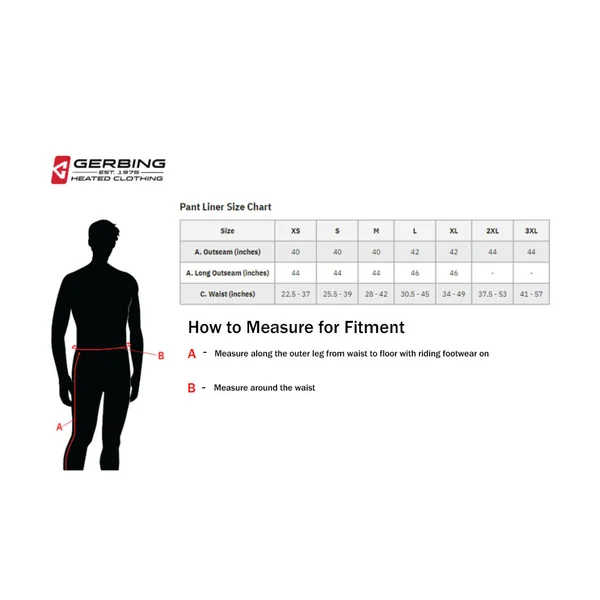 Gerbing Clothing 12V Heated Pant Liner - Image 3