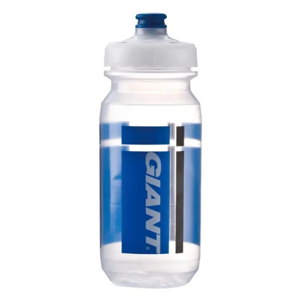 Giant PourFast DoubleSpring Clear-Blue Water Bottle - 20oz
