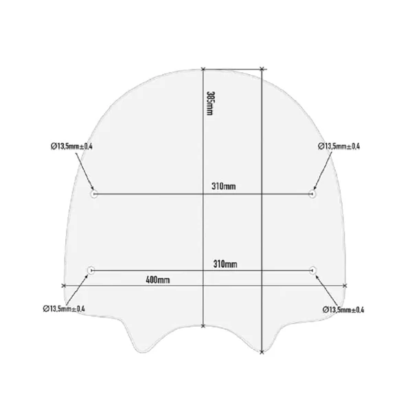 GIVI 1168A Windscreen for Honda Super Cub C125 ’19-’21 - Image 2