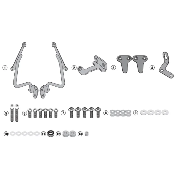 Givi AC4124 Fit Kit for A801