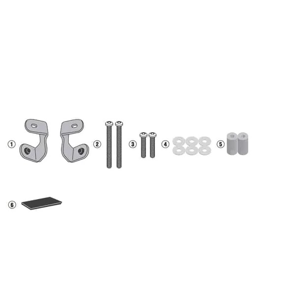GIVI D5130KIT Windshield Fitting Kit for BMW C400X ’19-’21