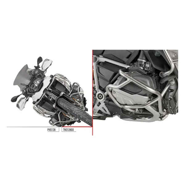 Givi ENGINE GUARDS For BMW R1250GS ’19-’23 | Stainless Steel