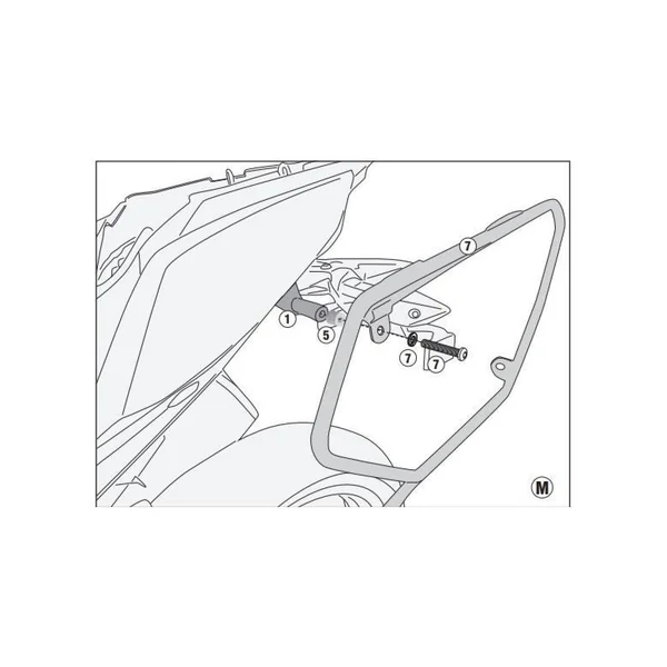 Givi Mounting Kit To Mount TE4127 For Kawasaki Z400 ’19-’21