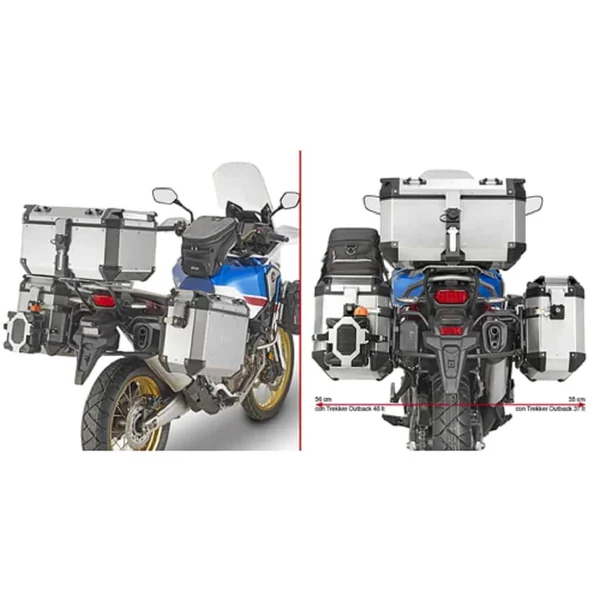 GIVI PL1161CAM CAM Side Carrier Kit for Select Honda Motorcycles - Image 2