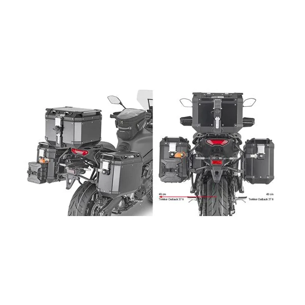 GIVI Pl One-Fit Monokey Cam-Side for Yamaha Tracer 9Gt ’21-22