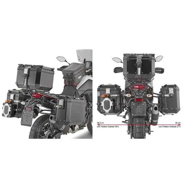GIVI PLO2145CAM ONE-FIT Side Carriers for Yamaha Tenere 700 ’21