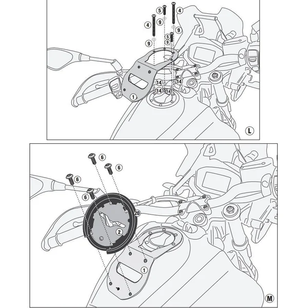 Givi TANKLOCK TANK RING For MOTO GUZZI V85 TT ’19-20 - Image 2