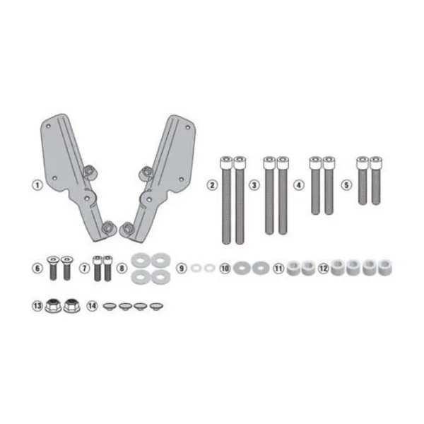 GIVI Top Rack For Monokey Top Cases For KTM 790 Adventure / R ’19-’20, KTM 890 Adventure