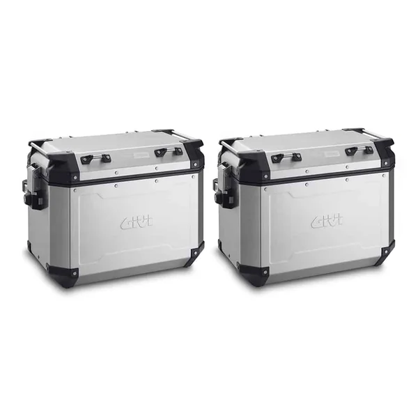 GIVI Trekker CAM-Side Outback 48L Aluminum Side Case Set | 96L Total
