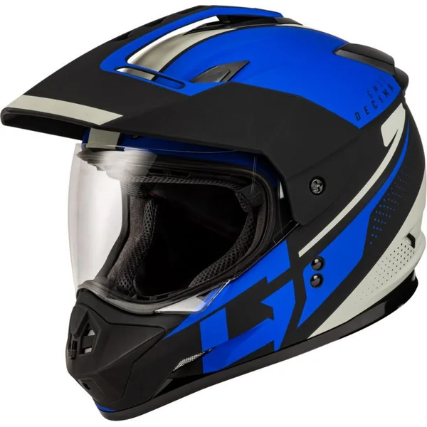 GMax GM11 Decima Blue ADV Helmet