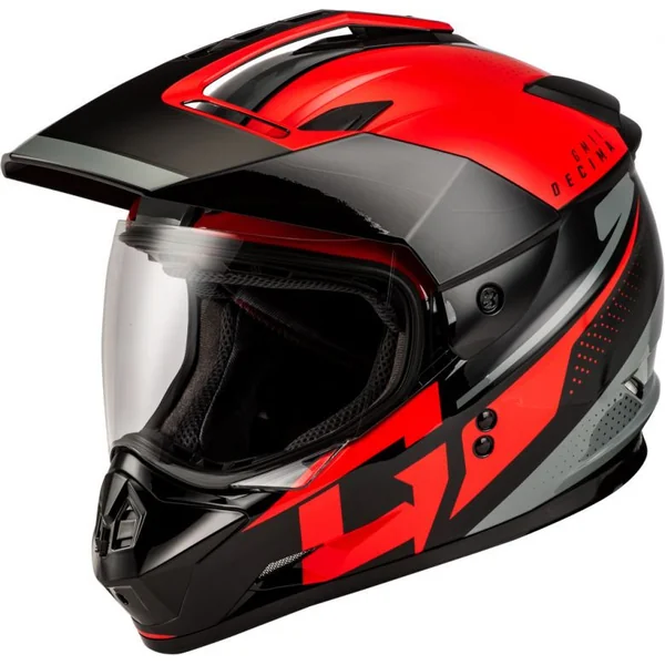 GMax GM11 Decima Red ADV Helmet