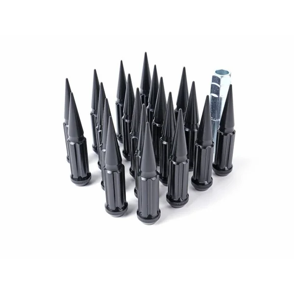 Gorilla Spike Lug Nuts, 12mm x 1.5, Black2005-2019 Corvette