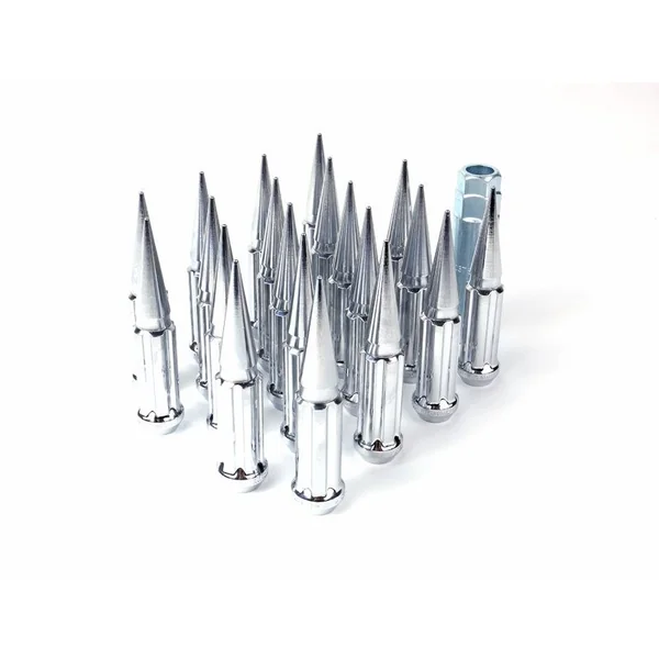Gorilla Spike Lug Nuts, 12mm x 1.5, Chrome2005-2019 Corvette