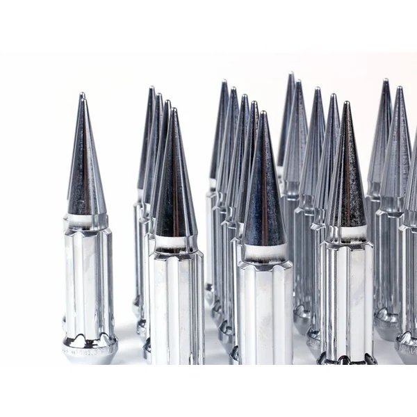 Gorilla Spike Lug Nuts, 12mm x 1.5, Chrome2005-2019 Corvette - Image 3