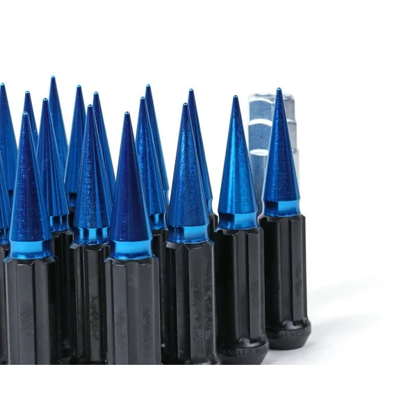 Gorilla Spike Lug Nuts, 14mm x 1.5, Blue Spike2014-2026 Silverado & GMC Sierra 1500 - Image 2