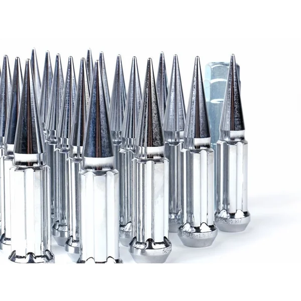 Gorilla Spike Lug Nuts, 14mm x 1.5, Chrome2014-2026 Silverado & GMC Sierra 1500 - Image 2