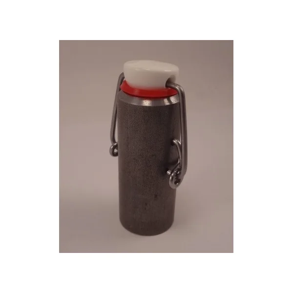 “Grolsch” Style Oil Bag Tank Filler Neck w/ Ceramic Clasp Cap - Steel - Image 2