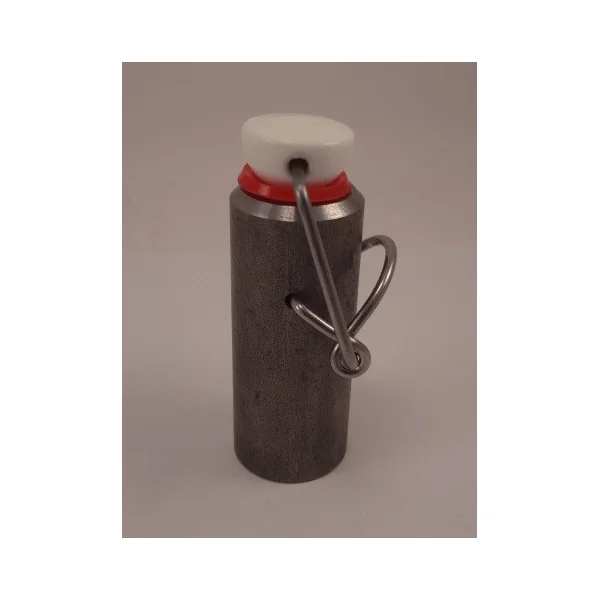 “Grolsch” Style Oil Bag Tank Filler Neck w/ Ceramic Clasp Cap - Steel - Image 3