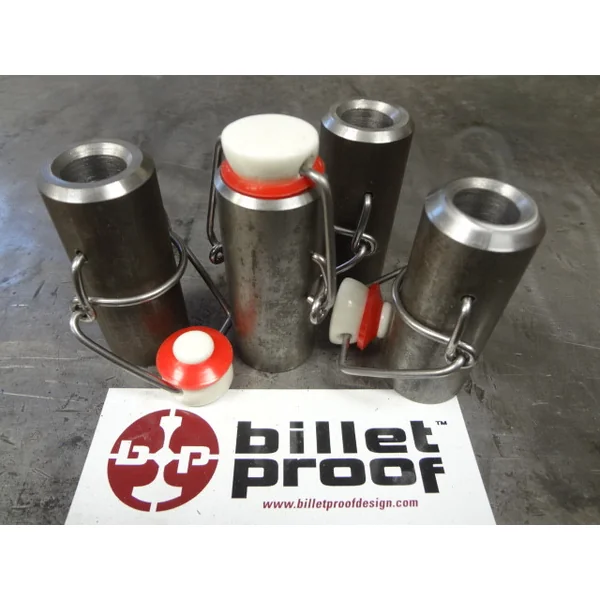 “Grolsch” Style Oil Bag Tank Filler Neck w/ Ceramic Clasp Cap - Steel - Image 7