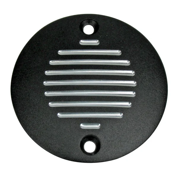 Grooved 2-Hole Vertical Evolution Points Cover - Black. Fits 1970-2003 Harley Davidson XL, 1984-1999 FLT, FXST, Sportster, EVO and More