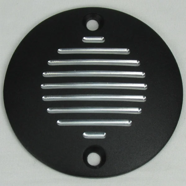 Grooved 2-Hole Vertical Evolution Points Cover - Black. Fits 1970-2003 Harley Davidson XL, 1984-1999 FLT, FXST, Sportster, EVO and More - Image 4