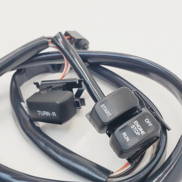 Handlebar Wiring Harness Kit with BLACK Switches for 1996-2006 Harley Touring, Softail, Dyna, V-Rod, FXR & Sportster – With Hardware, Zip-ties, Heat Shrink, Molex Connectors, Wiring Diagram – 48” Long - Image 5