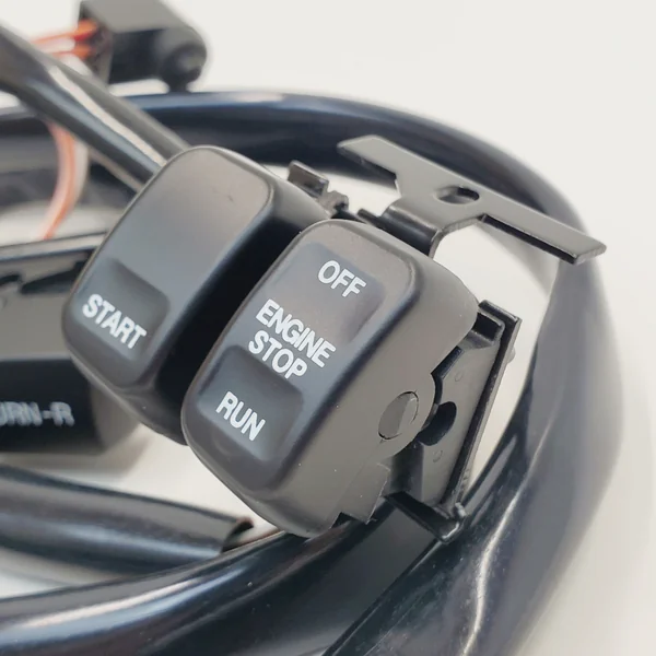 Handlebar Wiring Harness Kit with BLACK Switches for 1996-2006 Harley Touring, Softail, Dyna, V-Rod, FXR & Sportster – With Hardware, Zip-ties, Heat Shrink, Molex Connectors, Wiring Diagram – 48” Long - Image 6