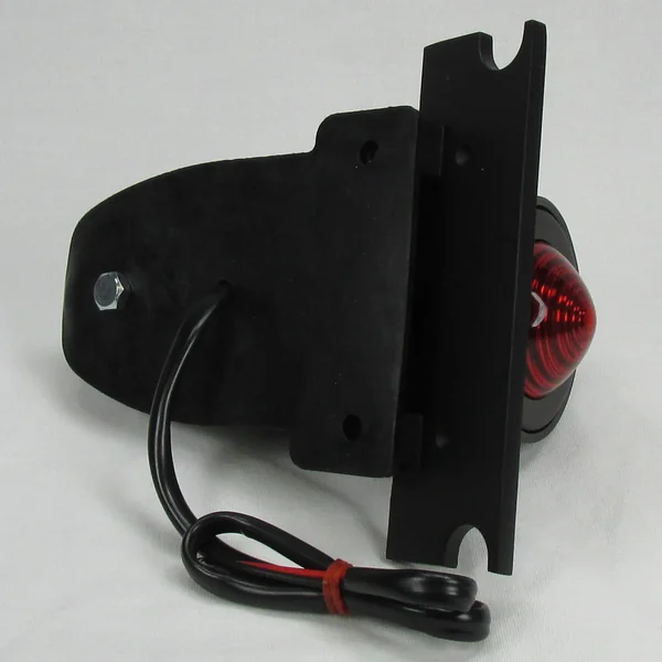 HardDrive Satin Black Sparto Tail Light with Mounting Hardware - 12 Volt Dual Filament Bulb - Image 9