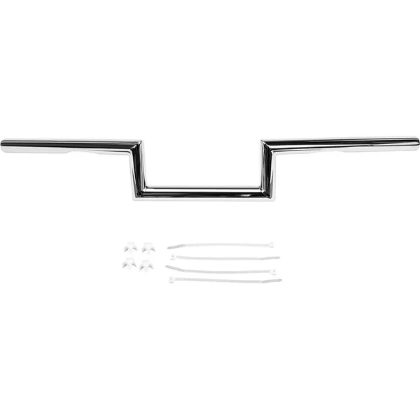 HardDrive Traditional 4" Z-Bars Handlebars - Chrome