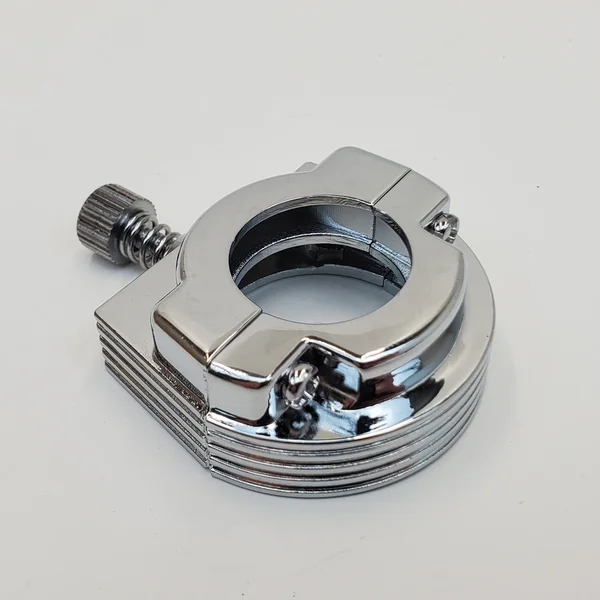 Harley Davidson Style CHROME 1" Throttle Clamp for 1/4"-20 Threaded Single Cable on 1974-1980 Harley Big Twin FX, Sportster XL & 1975-1980 FLT Tour Glide - Replaces HD#'s 56395-74 & 56393-74A – Chopper Bobber