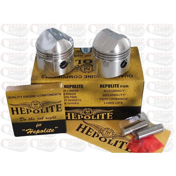Hepolite Piston kit +20'' Triumph 500cc T100 Unit