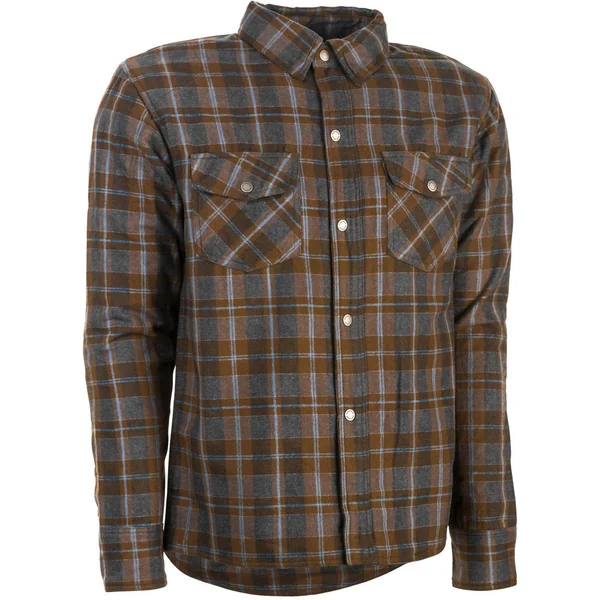 Highway 21 Marksman Riding Flannel - Brown/Tan