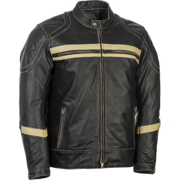Highway 21 Motordrome Leather Jacket - No Shipping to CA or NY