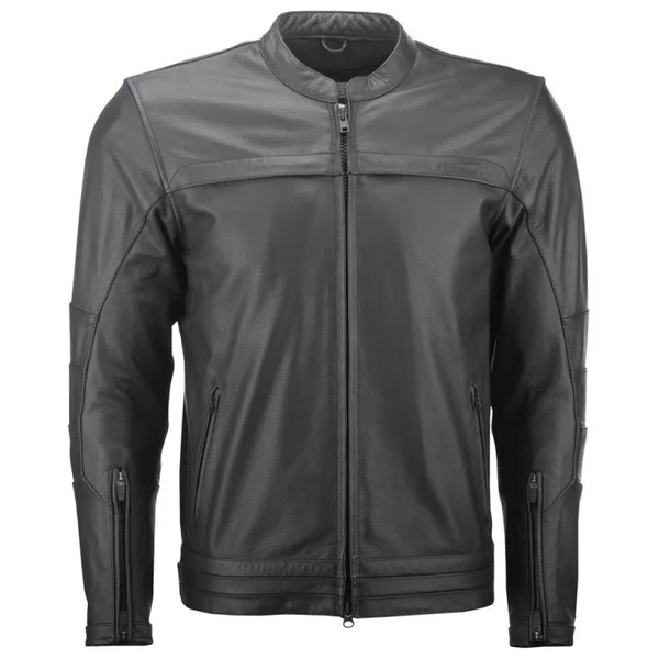 Highway 21 Primer Black Leather Jacket