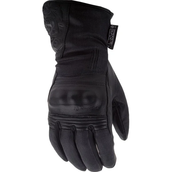Highway 21 Womens Black Rose Gloves