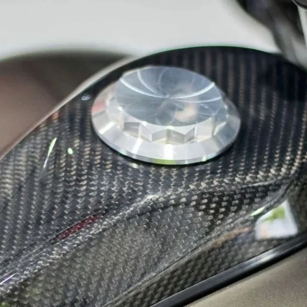 Hofmann Designs 12-Point Signature Series Gas Cap for Harley - Polished - Image 4