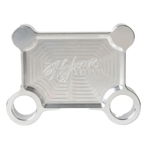 Hofmann Designs Billet Pull Back Plate for Harley Batwing - Raw - Image 2